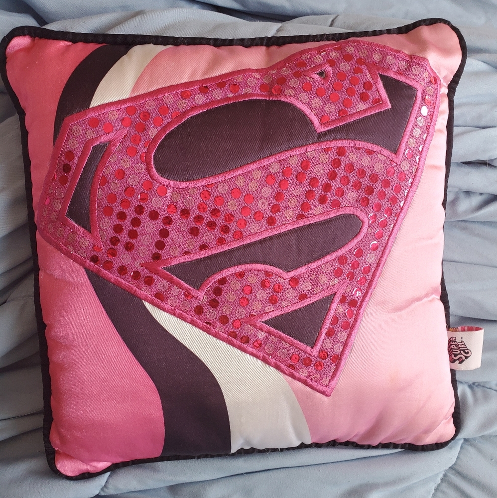 Supergirl pillow
